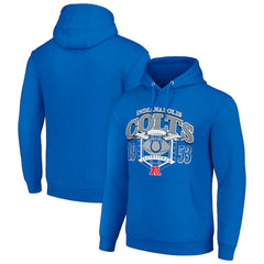 Indianapolis Colts Starter 80s Retro Pullover Hoodie Royal
