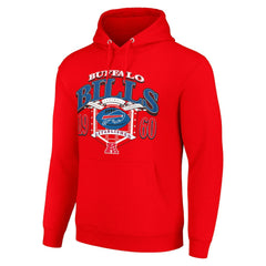Buffalo Bills Starter 80s Retro Pullover Hoodie Red