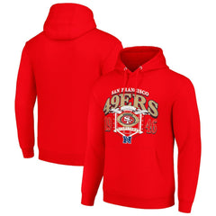 San Francisco 49ers Starter 80s Retro Pullover Hoodie Scarlet