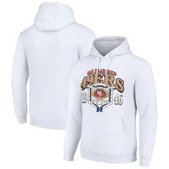San Francisco 49ers Starter 80s Retro Pullover Hoodie White