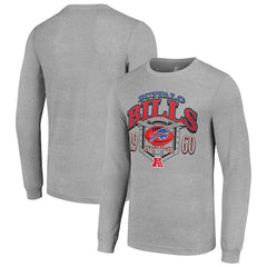 Buffalo Bills Starter Retro Long Sleeve Graphic T-Shirt Heather Gray