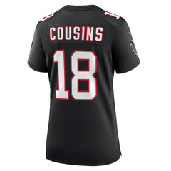 Nike Kirk Cousins Atlanta Falcons Women's Alternate Game Jersey Black