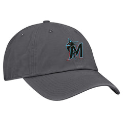 Miami Marlins Nike Club Adjustable Hat - Gray - Nike on Sale