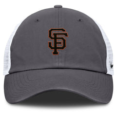 San Francisco Giants Nike Adjustable Trucker Hat - Gray - Nike Online