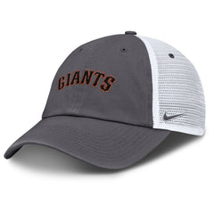 San Francisco Giants Nike Wordmark Club Adjustable Trucker Hat - Gray - Nike Sale