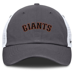 San Francisco Giants Nike Wordmark Club Adjustable Trucker Hat - Gray - Nike Sale