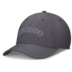 Colorado Rockies Nike Swoosh Performance Flex Hat - Gray - Nike Lifestyle