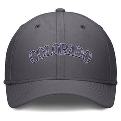 Colorado Rockies Nike Swoosh Performance Flex Hat - Gray - Nike Lifestyle
