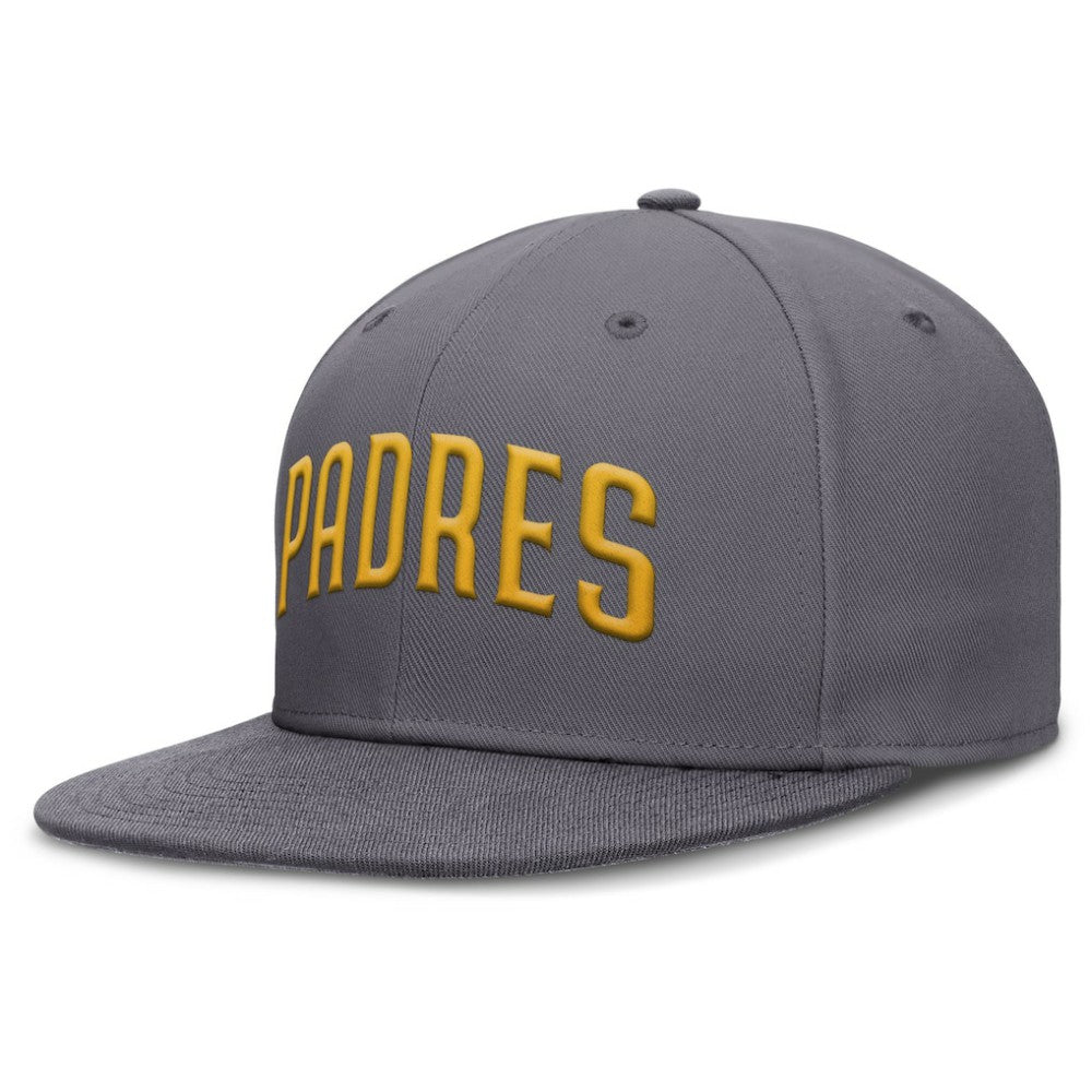 San Diego Padres Nike Performance True Fitted Hat - Gray - Nike Lifestyle