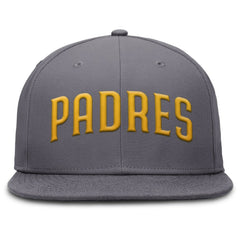 San Diego Padres Nike Performance True Fitted Hat - Gray - Nike Lifestyle