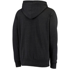 Detroit Lions Majestic Threads Raglan Tri-Blend Pullover Hoodie Black