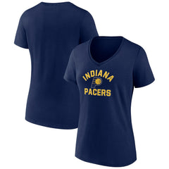 Indiana Pacers Women's Overtime V-Neck T-Shirt Navy