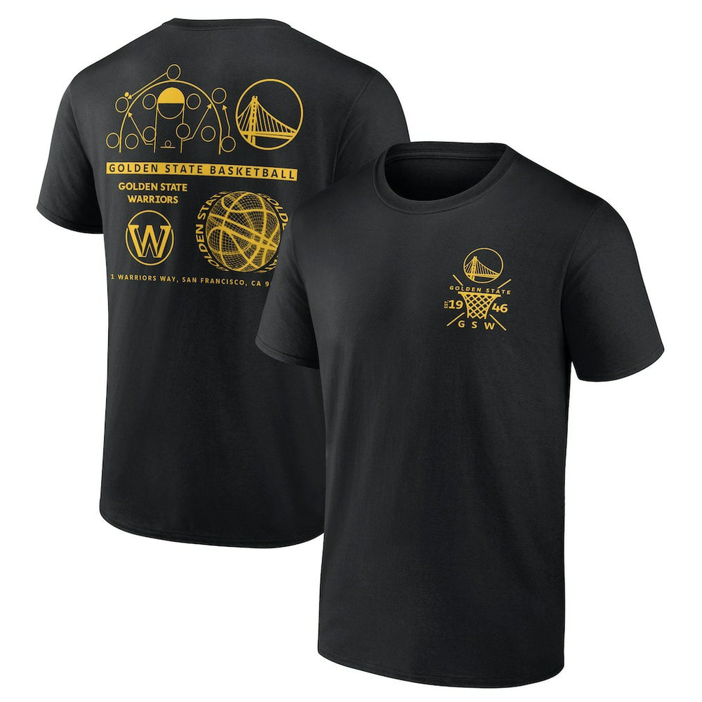 Golden State Warriors Street Collective T-Shirt Black