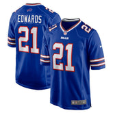 Nike Mike Edwards Buffalo Bills Game Jersey Royal