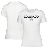 Colorado Avalanche Levelwear Women's Maddox City Capsule T-Shirt - White - NHL 201531163