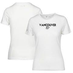 Vancouver Canucks Levelwear Women's Maddox City Capsule T-Shirt - White - NHL 201531206
