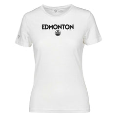Edmonton Oilers Levelwear Women's Maddox City Capsule T-Shirt - White - NHL 201531214