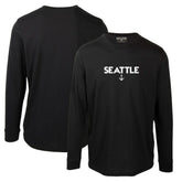 Seattle Kraken Levelwear Oscar City Capsule Long Sleeve T-Shirt - Black - NHL 201531218