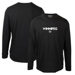 Winnipeg Jets Levelwear Oscar City Capsule Long Sleeve T-Shirt - Black - NHL 201531226