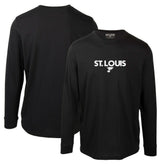 St. Louis Blues Levelwear Oscar City Capsule Long Sleeve T-Shirt - Black - NHL 201531229