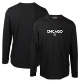 Chicago Blackhawks Levelwear Oscar City Capsule Long Sleeve T-Shirt - Black - NHL 201531231