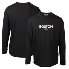 Boston Bruins Levelwear Oscar City Capsule Long Sleeve T-Shirt - Black - NHL 201531246