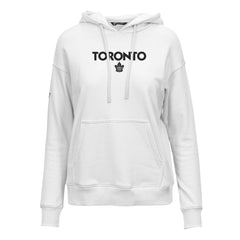 Toronto Maple Leafs Levelwear Women's Adorn City Capsule Pullover Hoodie - White - NHL 201531369