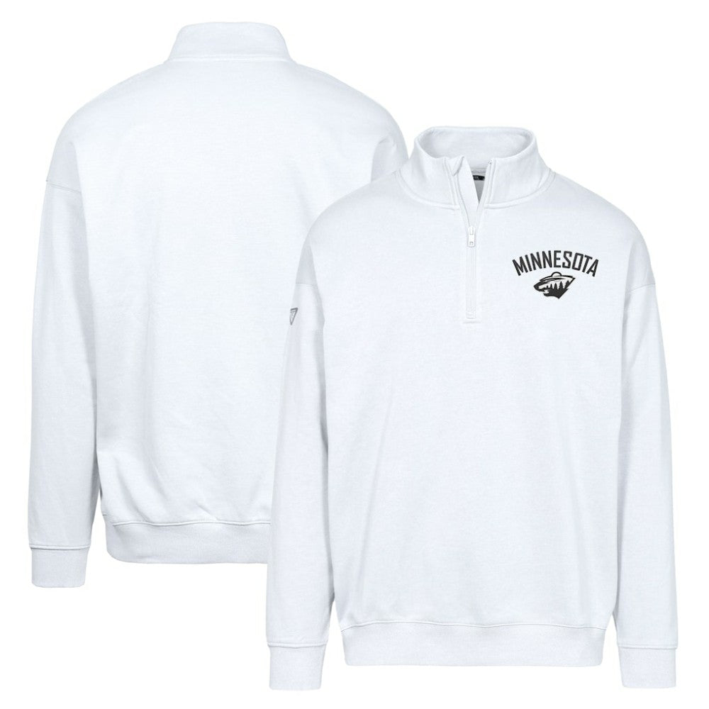 Minnesota Wild Levelwear Murray City Capsule Quarter-Zip Sweatshirt - White - NHL 201531524