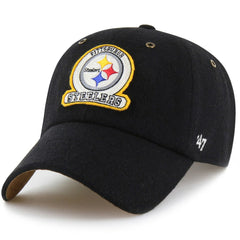 47 brand Pittsburgh Steelers Stoney Clover Lane x '47 Unisex Field Goal Clean Up Adjustable Hat Black