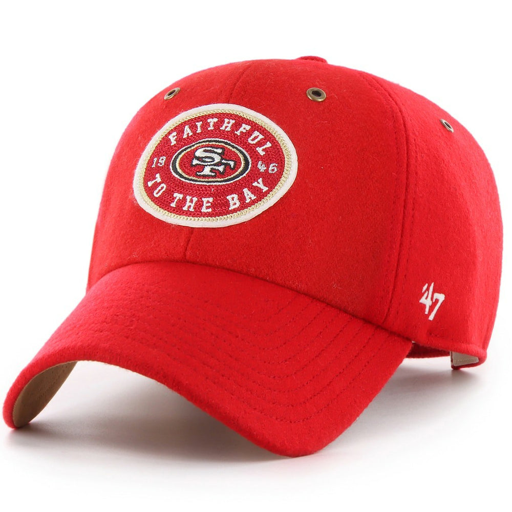 47 brand San Francisco 49ers Stoney Clover Lane x '47 Unisex Field Goal Clean Up Adjustable Hat Scarlet
