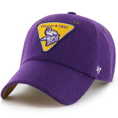 47 brand Minnesota Vikings Stoney Clover Lane x '47 Unisex Field Goal Clean Up Adjustable Hat Purple