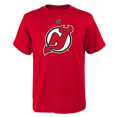 New Jersey Devils Youth Primary Logo T-Shirt - Red - NHL 201535314