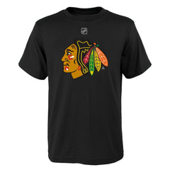 Chicago Blackhawks Youth Primary Logo T-Shirt - Black - NHL 201535343