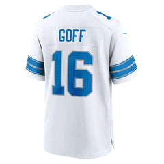 Nike Jared Goff Detroit Lions Game Jersey White