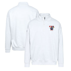 Toronto Blue Jays Levelwear Murray Core Logo Quarter-Zip Pullover Top - White - MLB Sale