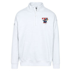 Toronto Blue Jays Levelwear Murray Core Logo Quarter-Zip Pullover Top - White - MLB Sale