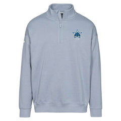 Seattle Mariners Levelwear Murray Core Logo Quarter-Zip Pullover Top - Gray - MLB Online