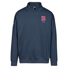 Minnesota Twins Levelwear Murray Core Logo Quarter-Zip Pullover Top - Navy - MLB Discount