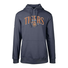 Detroit Tigers Levelwear Cooperstown Collection Podium Retro Spellout Pullover Hoodie - Navy - MLB Online