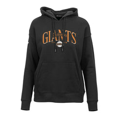 San Francisco Giants Levelwear Women's Adorn Cooperstown Collection Retro Spellout Pullover Hoodie - Black - MLB Discount