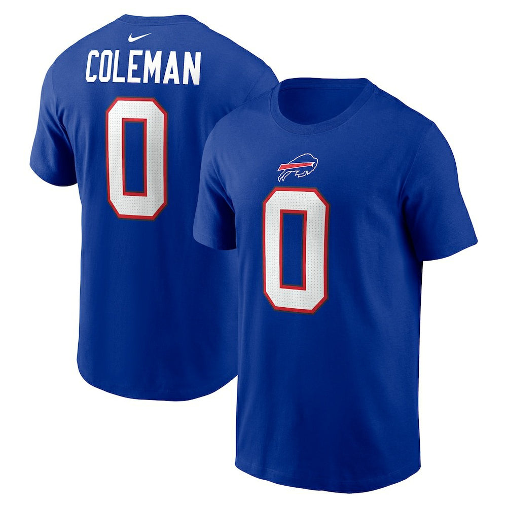 Nike Keon Coleman Buffalo Bills Name & Number T-Shirt Royal