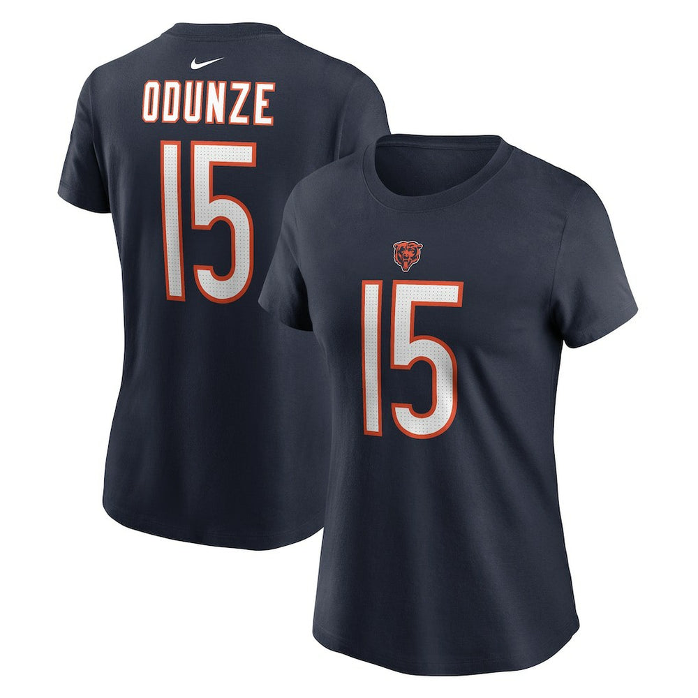 Nike Rome Odunze Chicago Bears Women's Name & Number T-Shirt Navy