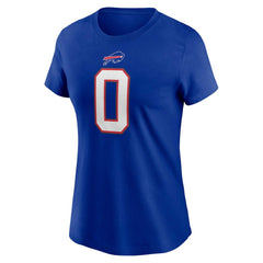 Nike Keon Coleman Buffalo Bills Women's Player Name & Number T-Shirt Royal