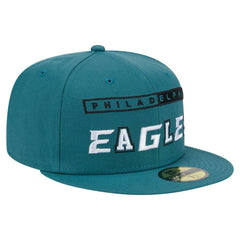 Philadelphia Eagles New Era Ransom 59FIFTY Fitted Hat Midnight Green