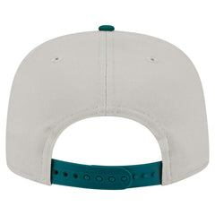 New York Jets New Era Athletic Golfer Snapback Hat Stone/Green