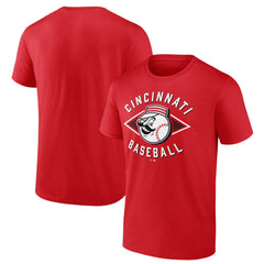 Cincinnati Reds Classic Diamond T-Shirt - Red - MLB Lifestyle