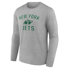 New York Jets Victory Arch Long Sleeve T-Shirt Gray