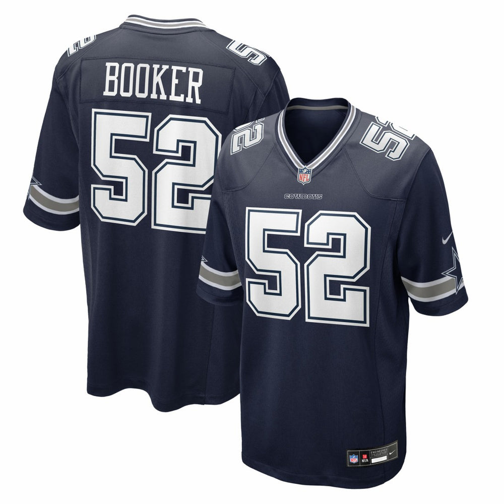 Nike Tyler Booker Dallas Cowboys 2025 NFL Draft First Round Pick Game Jersey Navy