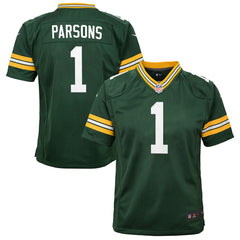 Nike Micah Parsons Green Bay Packers Youth Game Player Jersey Green