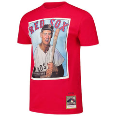 Ted Williams Boston Red Sox Mitchell & Ness Cooperstown Collection Collectors Connection T-Shirt - Red - Mitchell & Ness Online
